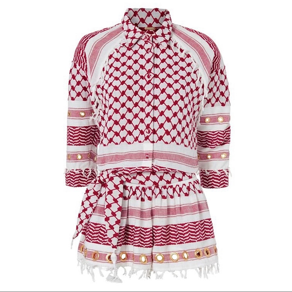 Dodo Bar Or Duna Eyelet-detail Cotton Playsuit